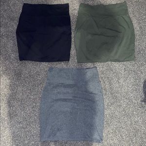 Lot of three pencil skirts